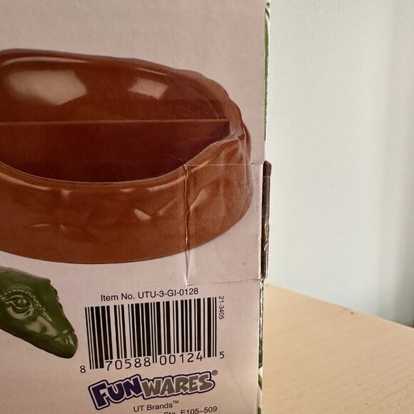 NACHOsaurus Dinosaur Snack + Dip Bowl Set | New in Box - Picture 6 of 7